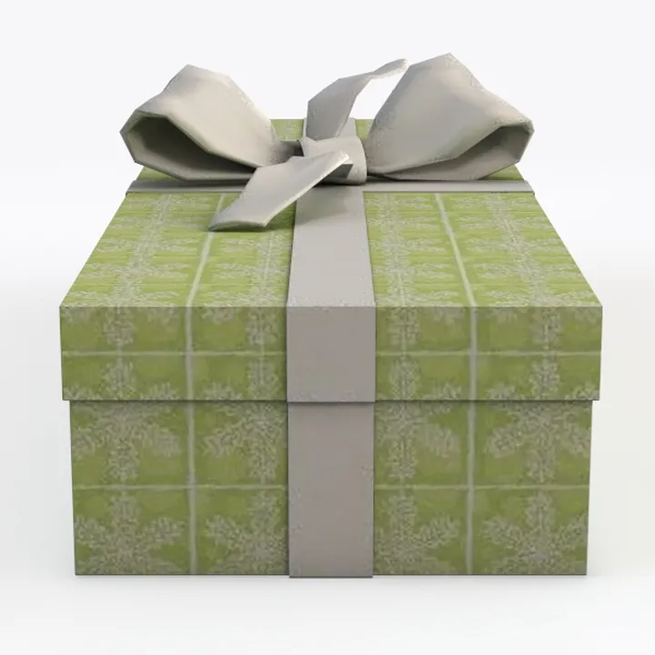 Gift wrapped box