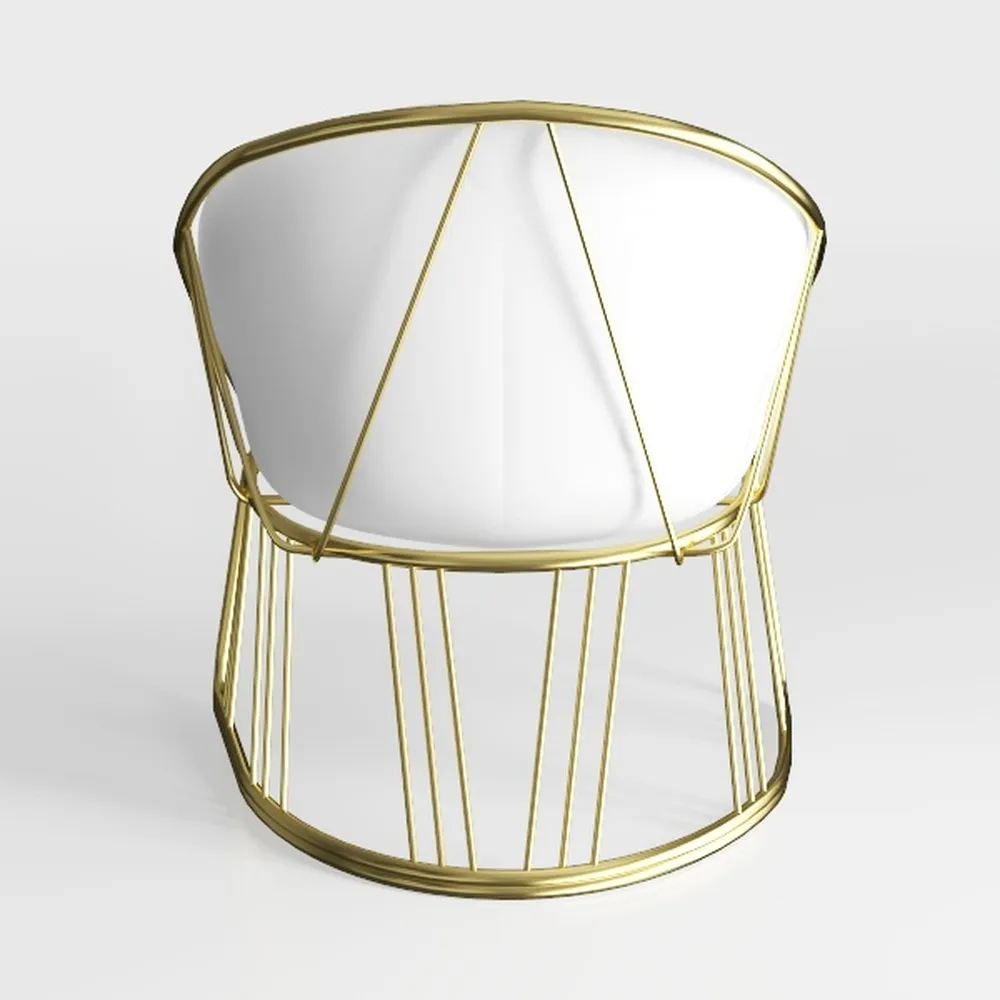 Milliard Circle Velvet Accent Chair for Living Roo