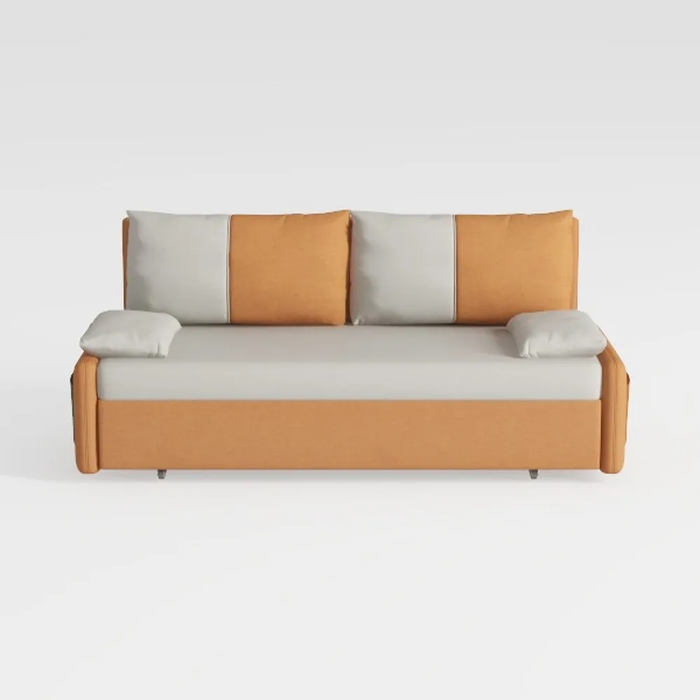 Pemberly Row Contemporary Metal Daybed with Trundl