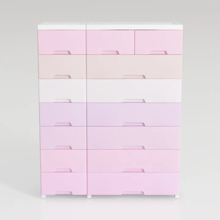DICTAC Tall Dresser for Bedroom with 7 Drawers,