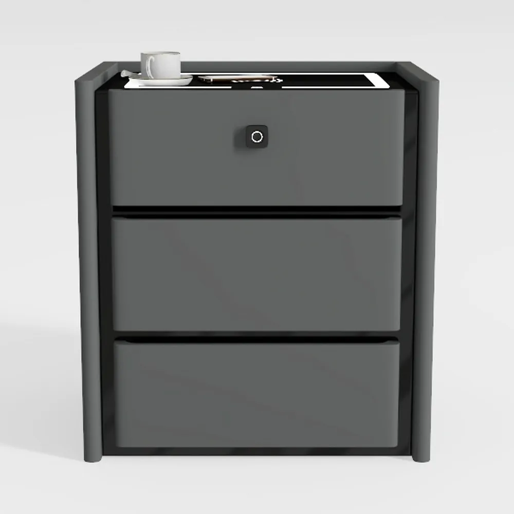 20 Inch Deep Metal 3 Drawer Box-File with Full