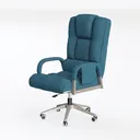 Kiztir Rocking Chair Nursery, High Backrest Teddy Left 45 Degree View