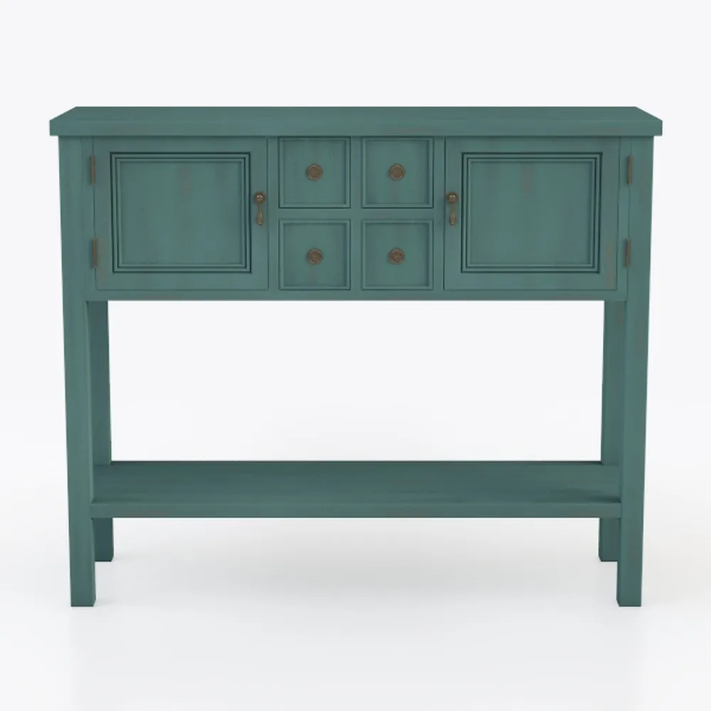Merax Farmhouse Entryway Console Table with