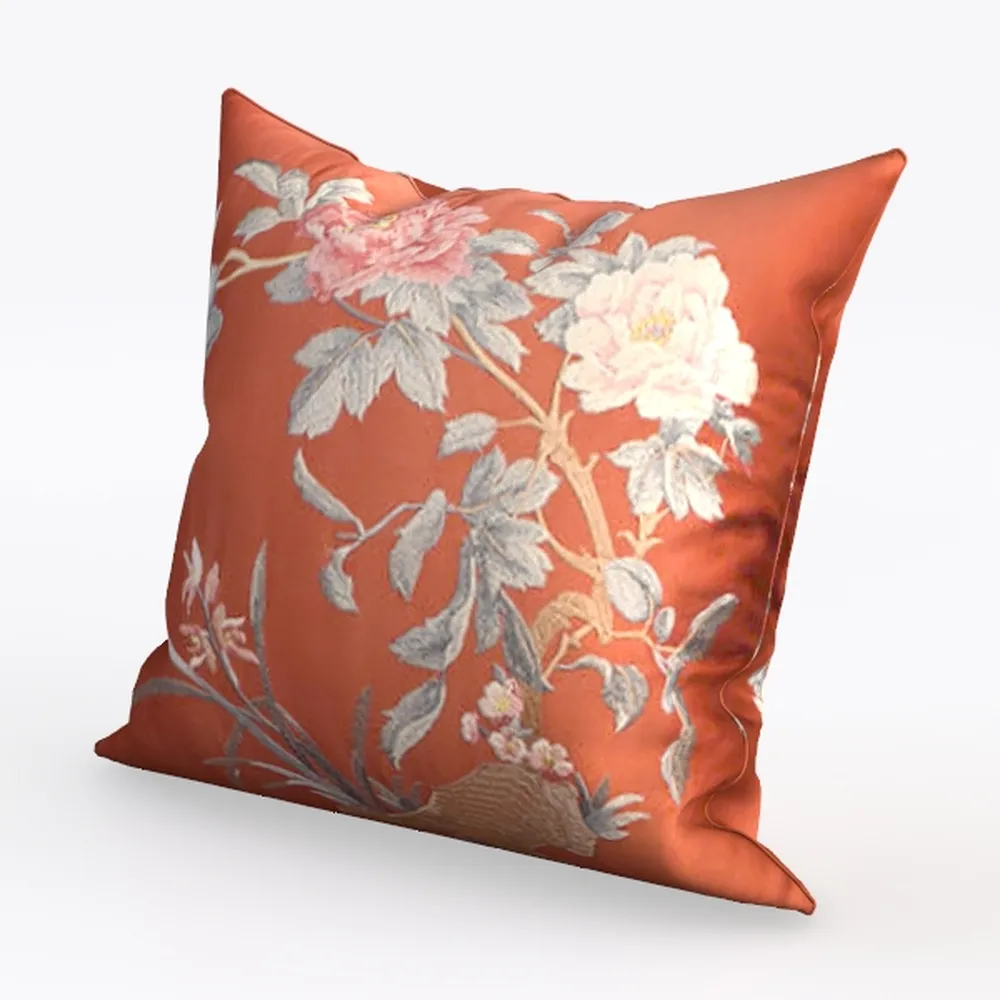 Teal Orange Gray Grey Pillow Covers 18X18 Inch Set