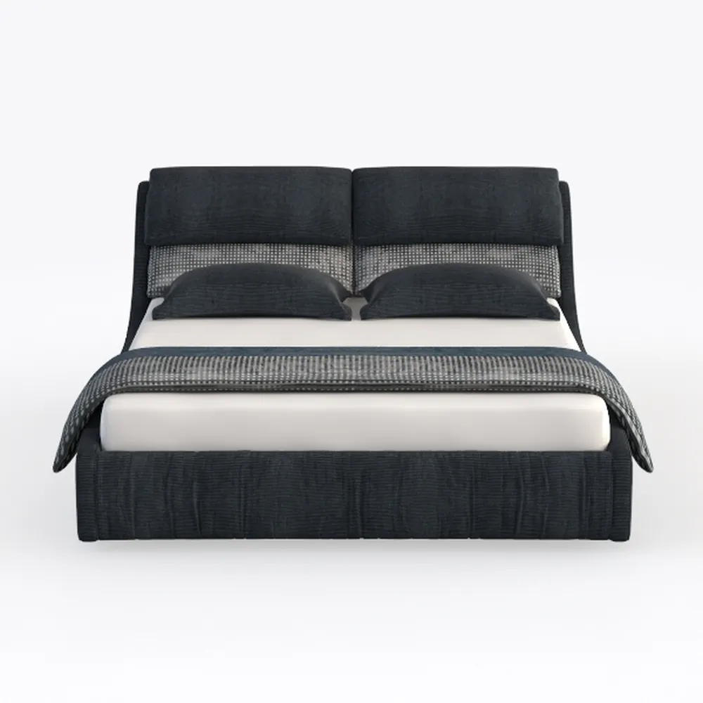 Atlin Designs Upholstered Queen Tufted Panel Bed i