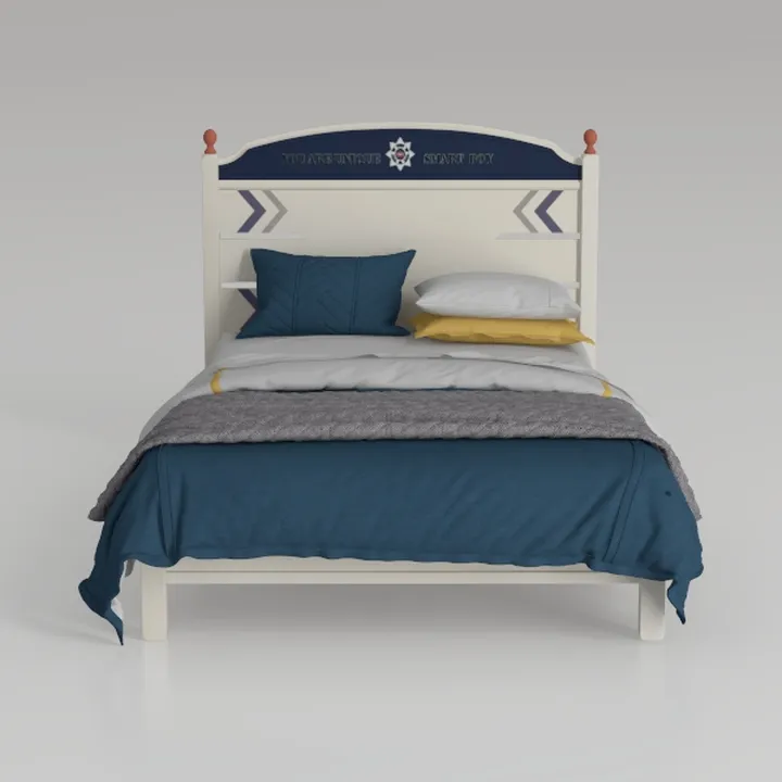 AFI Warren Twin Size Platform Bed with Charging St