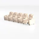 Seatcraft Diamante Zero-Gravity CoolZero Italian Left 45 Degree View