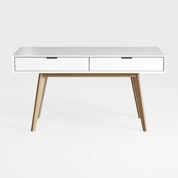 Allora 1-Drawer Rectangular Wood Home Office Desk 