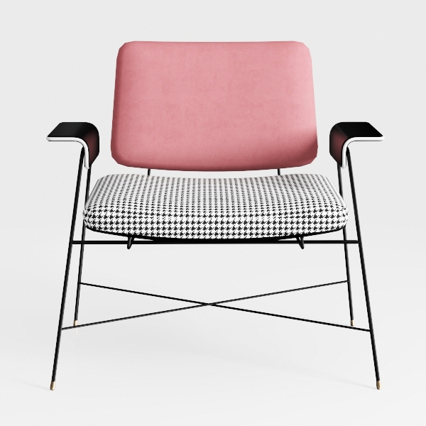 DUOMAY Modern Dining Chairs Set of 2, Chenille