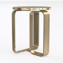 side table-Printed Elements Left 45 Degree View