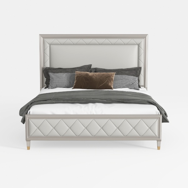 Queen Bed Frame, Upholstered Platform Bed with 
