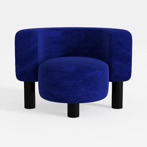 LINSY Accent Chair with Ottoman, Modern Armchair