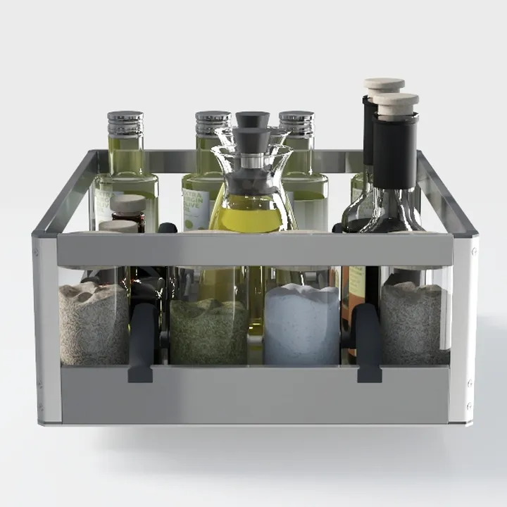 Pandora Double Seasoning Basket-400 on the Oven
