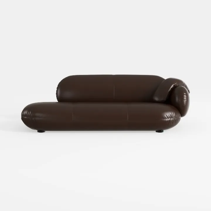 Sofa Set for Living Room - Retro Sectional Couch