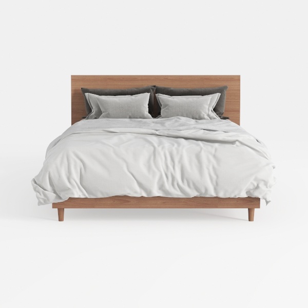 ZINUS Julia Wood Platform Bed Frame, Solid Wood Fo