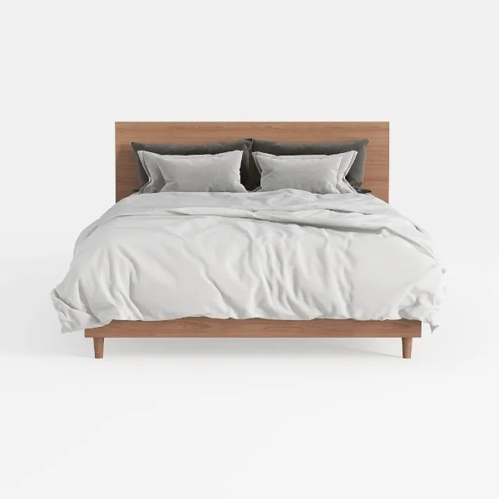 ZINUS Julia Wood Platform Bed Frame, Solid Wood Fo
