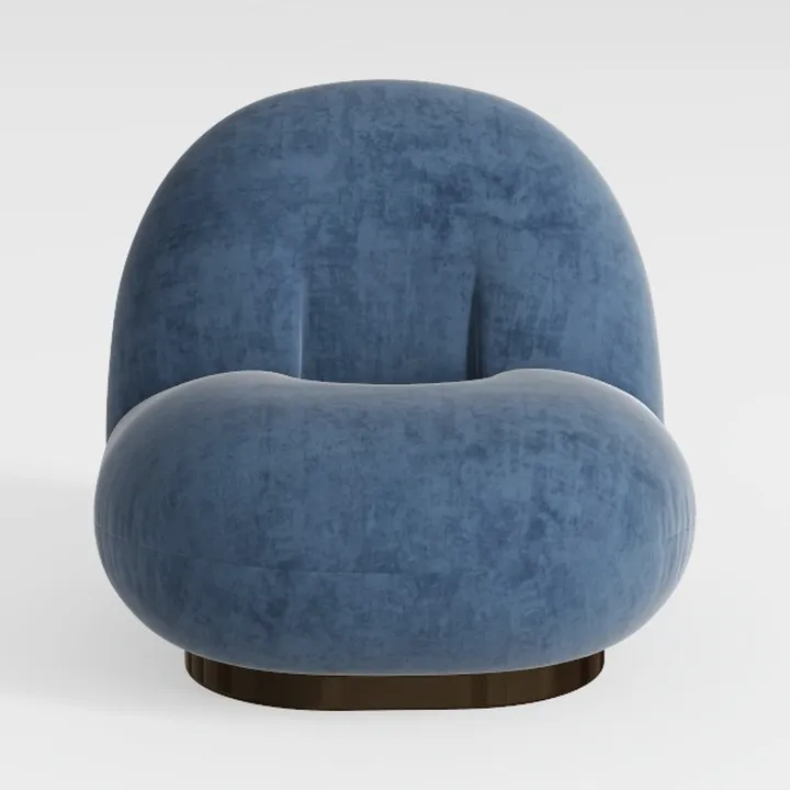 Goujxcy Swivel Accent Chair Armchair, Round Barrel