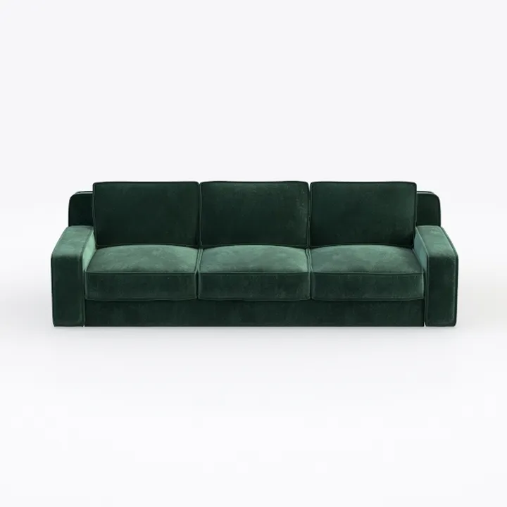 89 Inch Sofa with Extra Deep Seats, 3 Seater Sofa