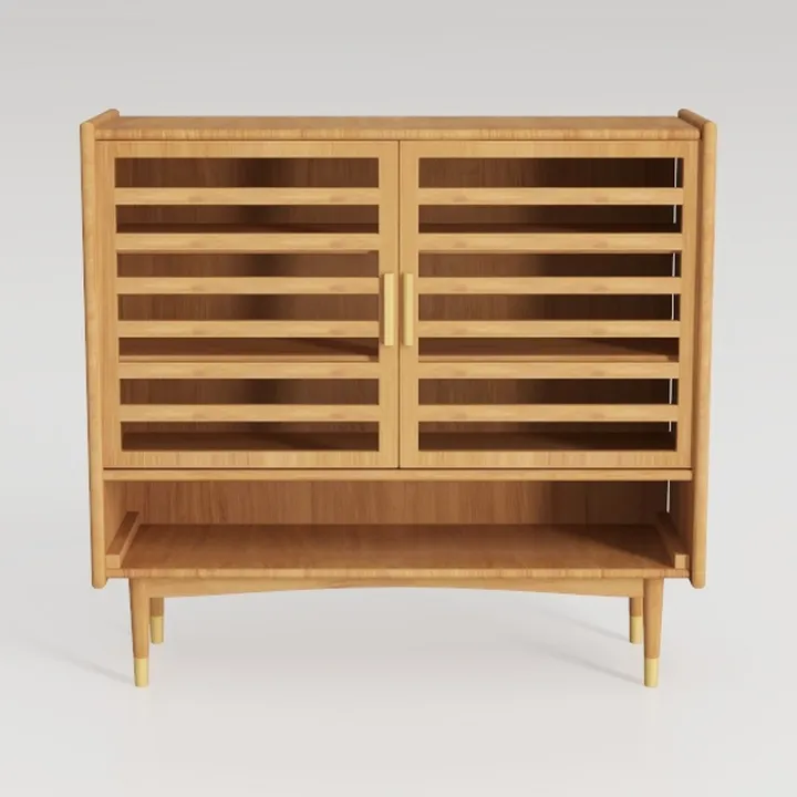 HITNET Bathroom Cabinet Freestanding, Bamboo