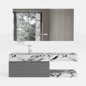 TokeShimi 60 x 36 Inch Black Large Bathroom Mirror