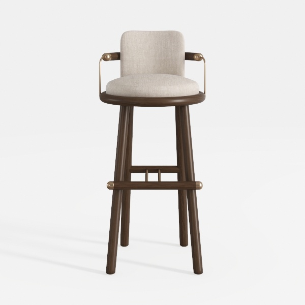 Ball & Cast Upholstery Swivel Barstools Pub