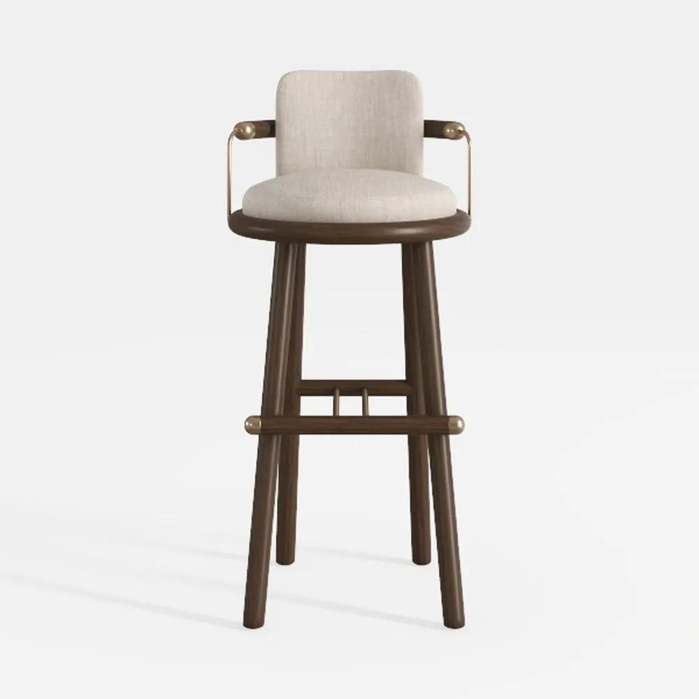 Ball & Cast Upholstery Swivel Barstools Pub