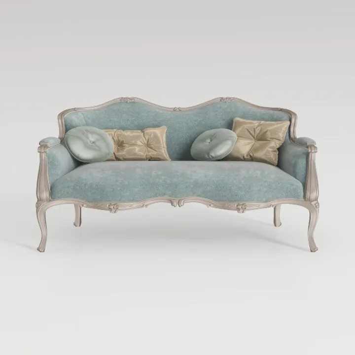 First of a Kind Traditional Sofa - Plush Champagne