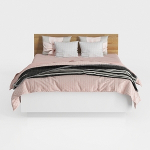 LSIGHTUS Modern Simplicity Upholstered Platform Be