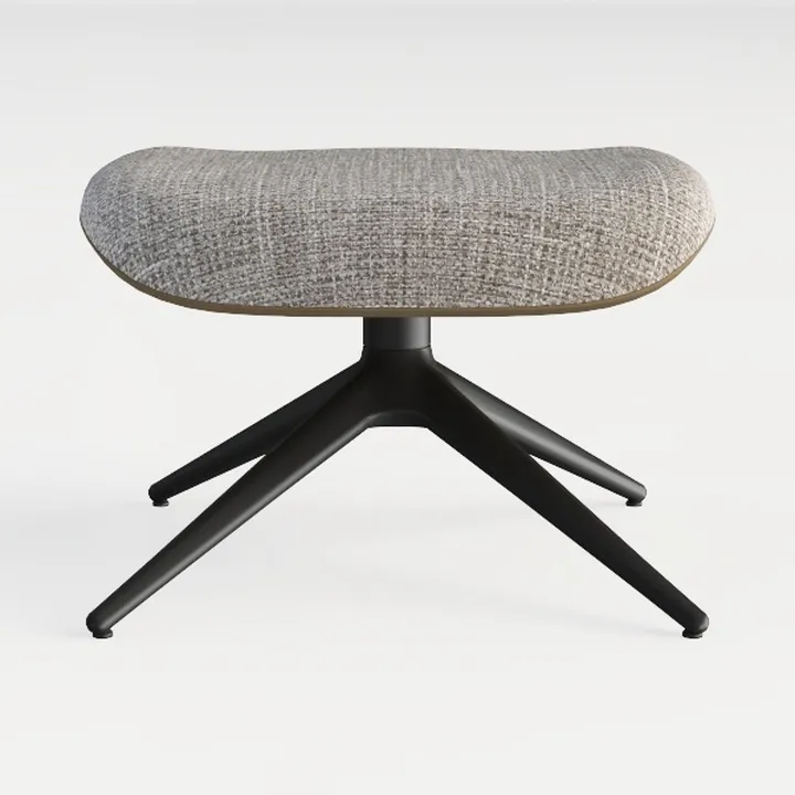 LITA Folding Upholstered Footrest Stool, Modern