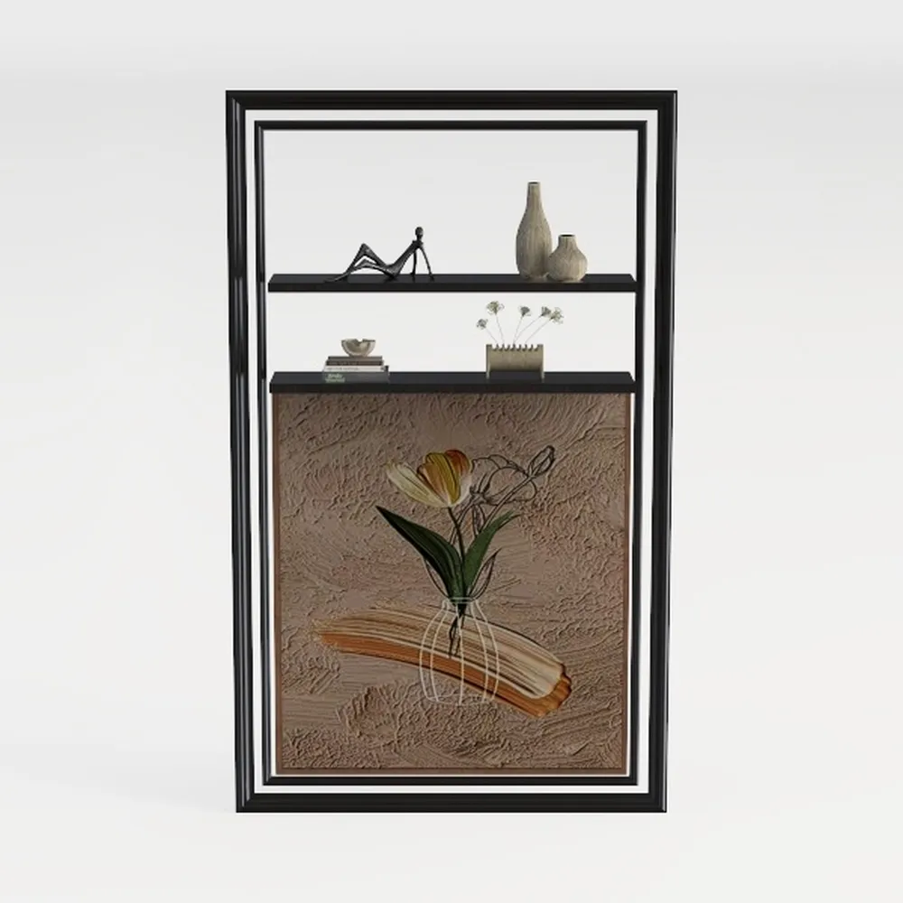 Nightstand with Charging Station and LED Lights