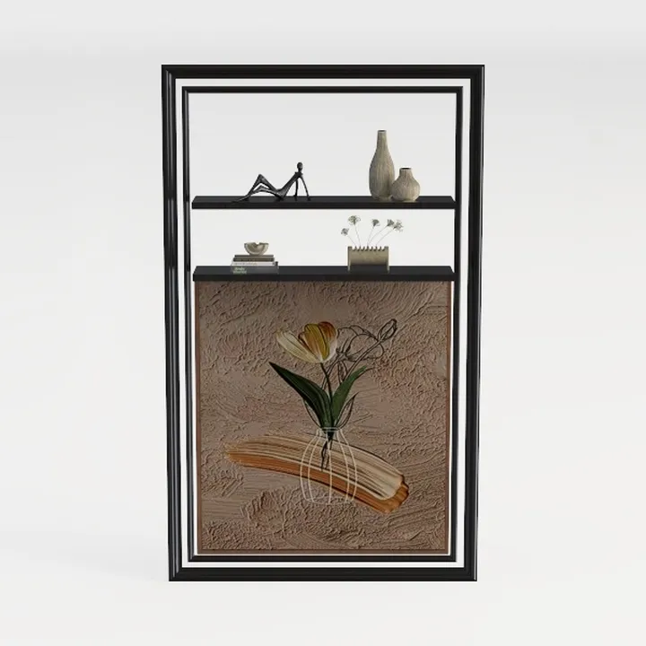 Nightstand with Charging Station and LED Lights