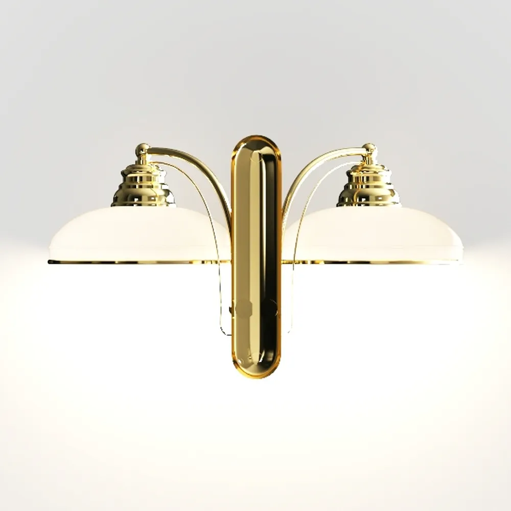 Bathroom Vanity Light Fixtures: 2-Lights Gold