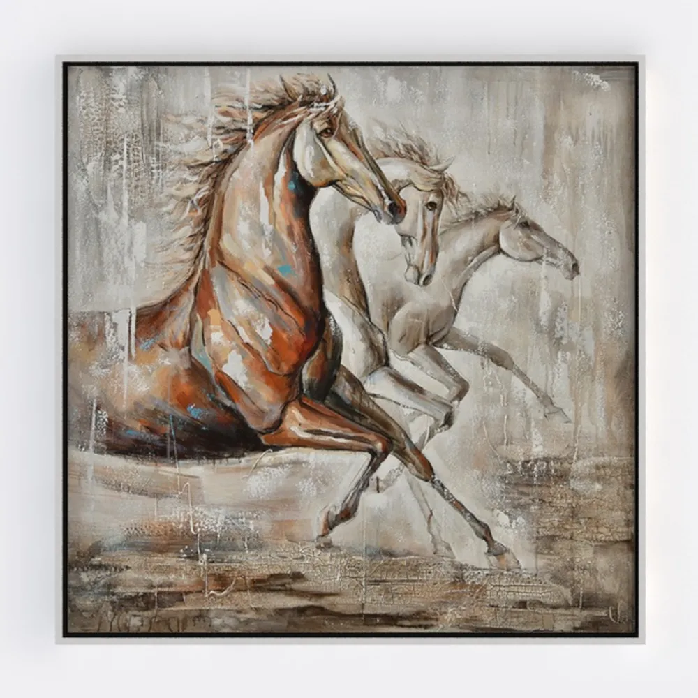 Amanti Art Framed Canvas Wall Art 16x16 Butterfly