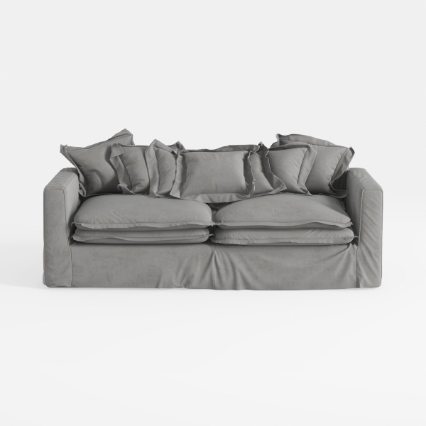 Meridian Furniture 634Grey-S78 Cozy Collection Con