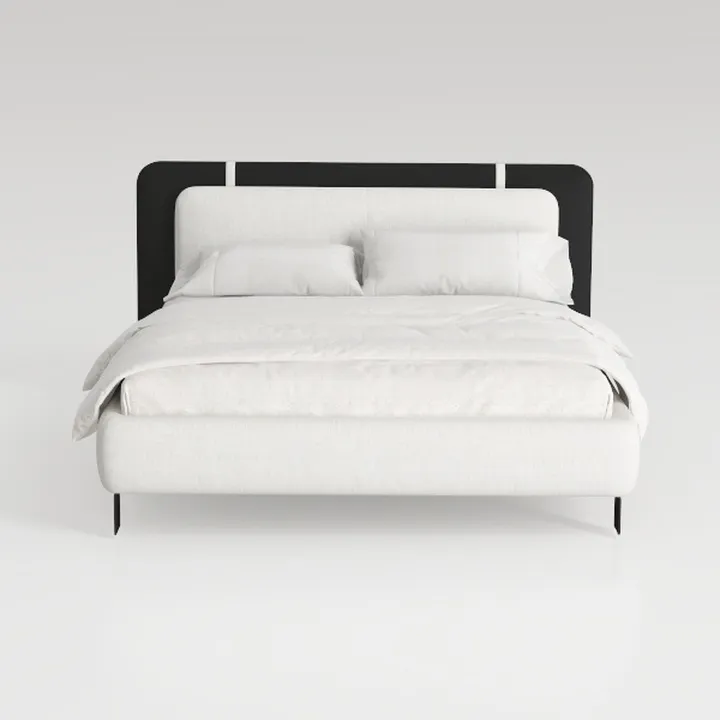 TREATLIFE HOME Tufted Upholstered Platform Bed wit