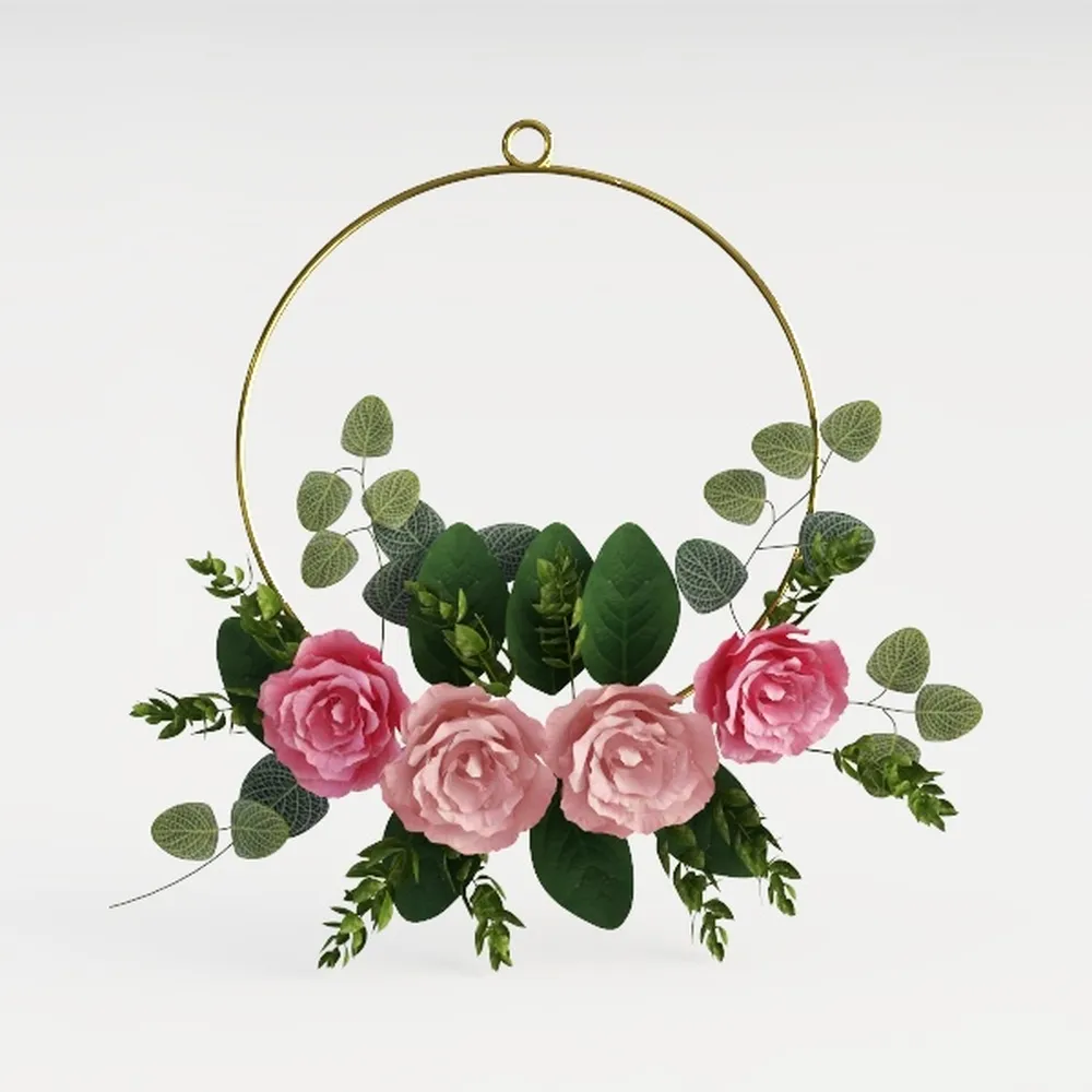 10pcs Mixed Pink, Red & Green Color Bowl Lotus 