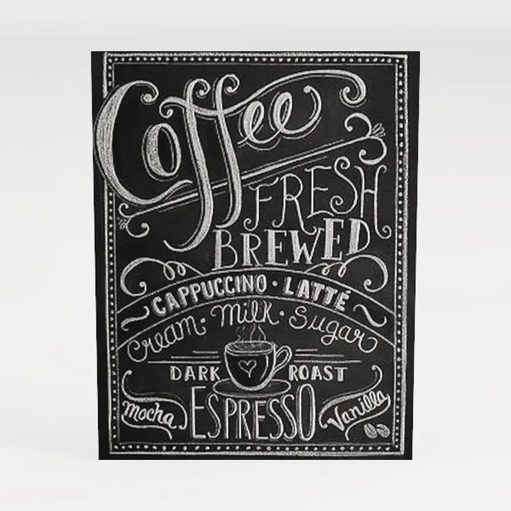 café signboard