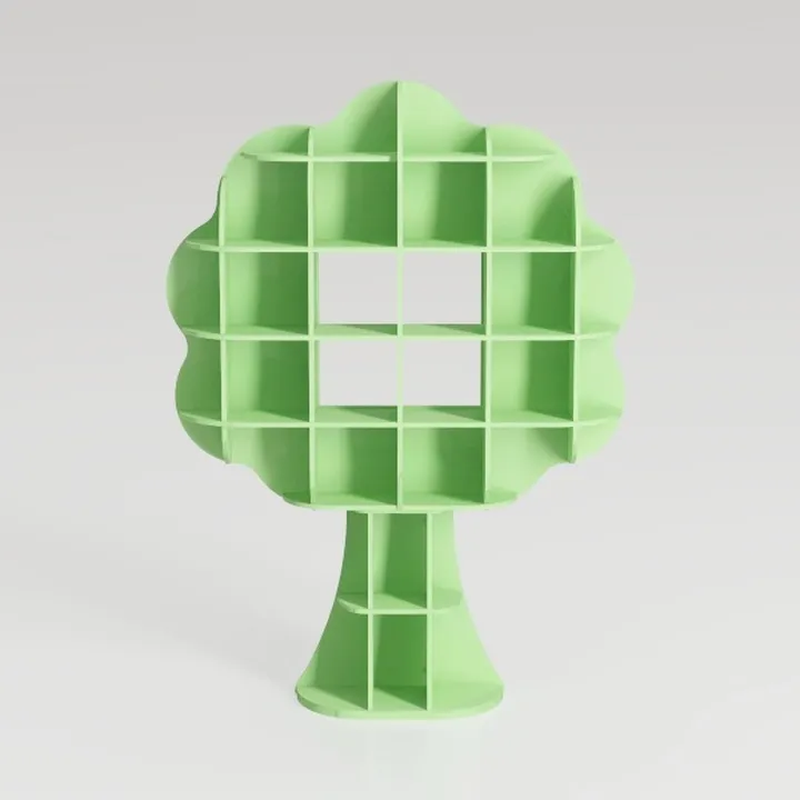 Tree Kids Bookshelf, Toddler Wood Bookcase