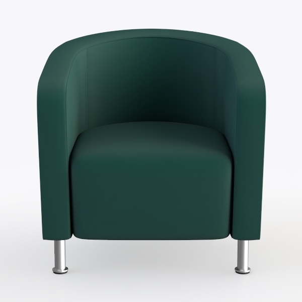 HULALA Home Swivel Accent Chair with Gold Metal