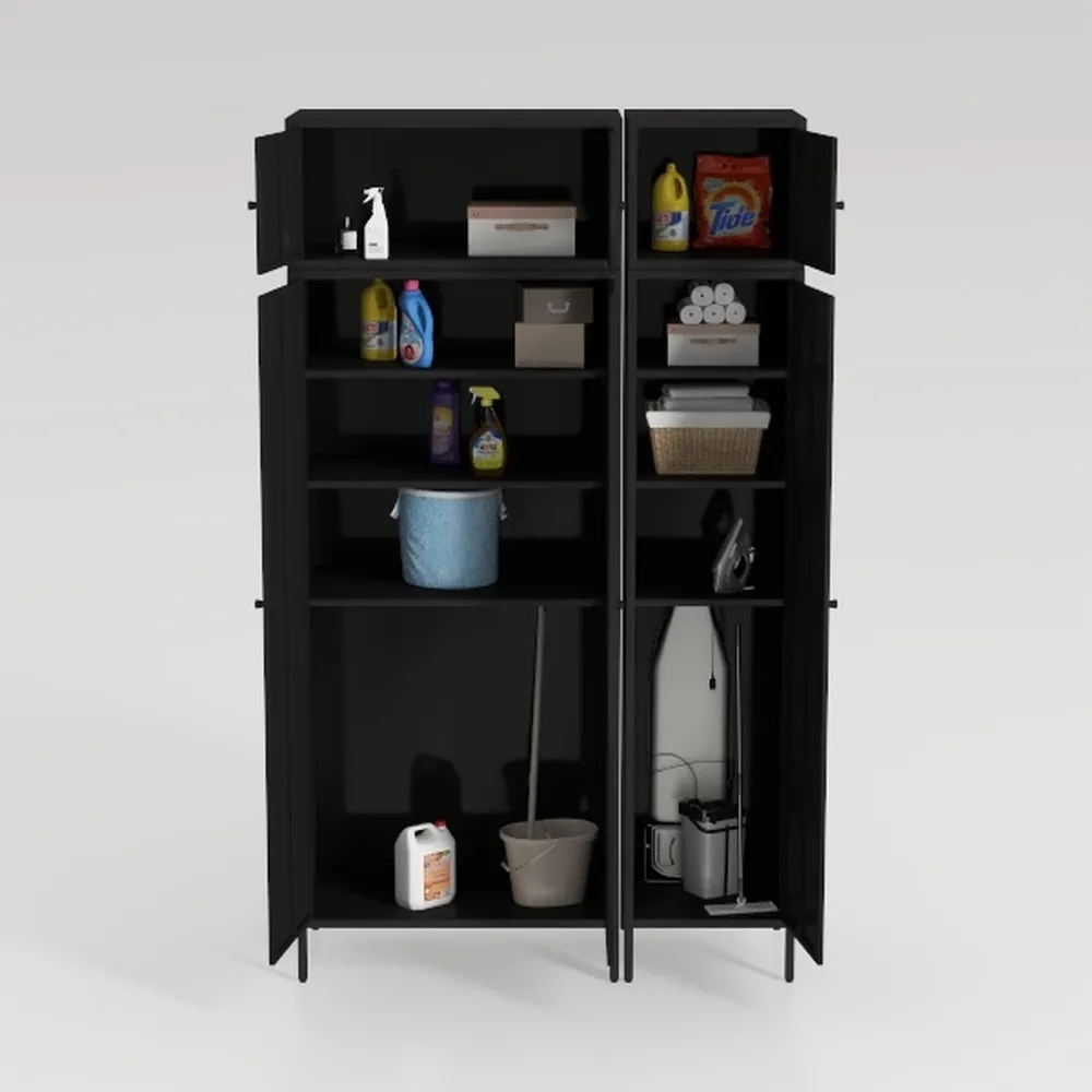 Letaya Metal Garage Storage Cabinets with Lock-72