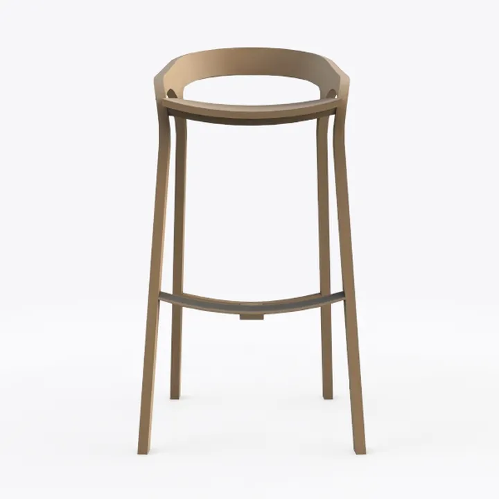 Zia 9 in. Gold Round Metal End Table