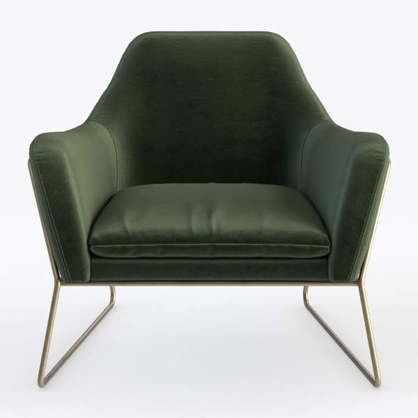 Velvet Accent Chair,Modern Arm Chair Vanity Chair