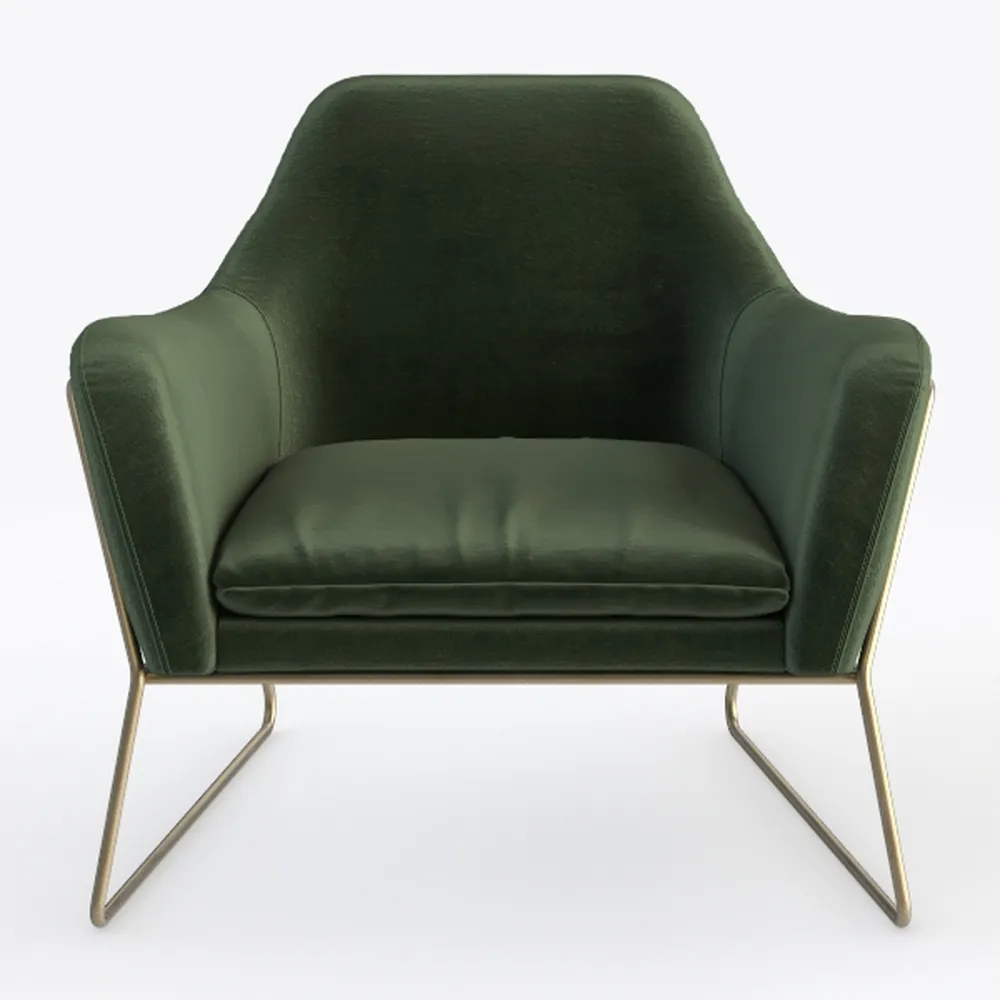 Velvet Accent Chair,Modern Arm Chair Vanity Chair