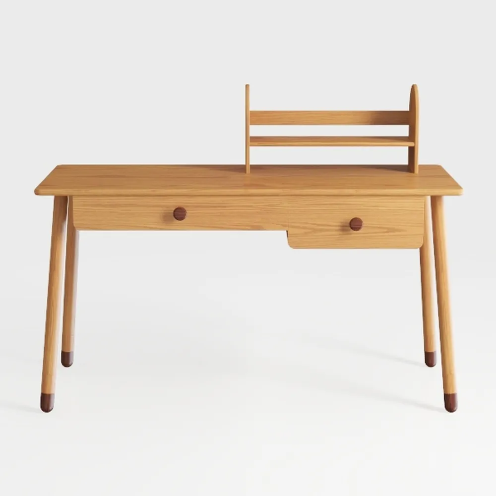 TREATLIFE HOME Solid Wood Computer Desk with Drawe