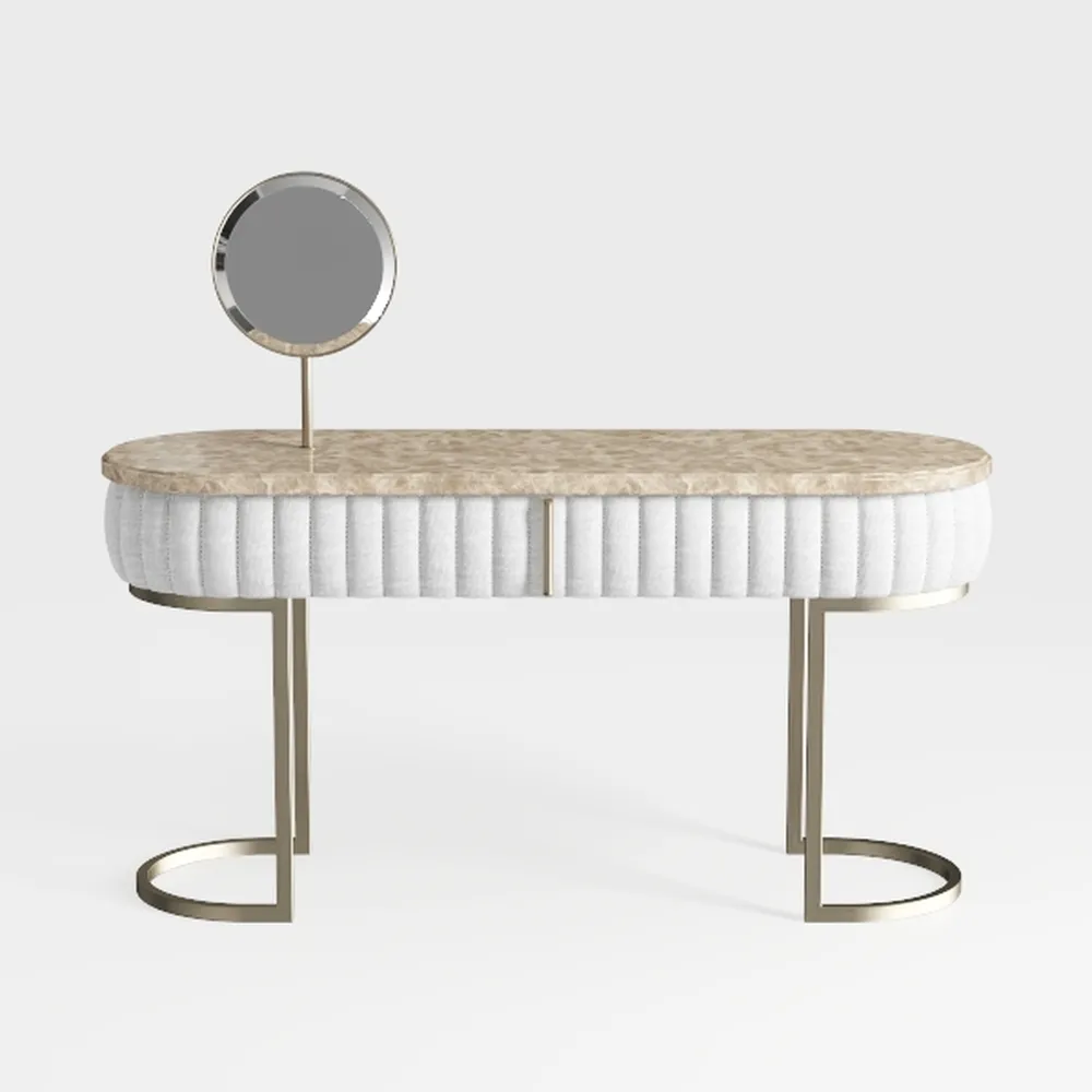 Osanna 48 in. White Rectangle Composite Console Ta