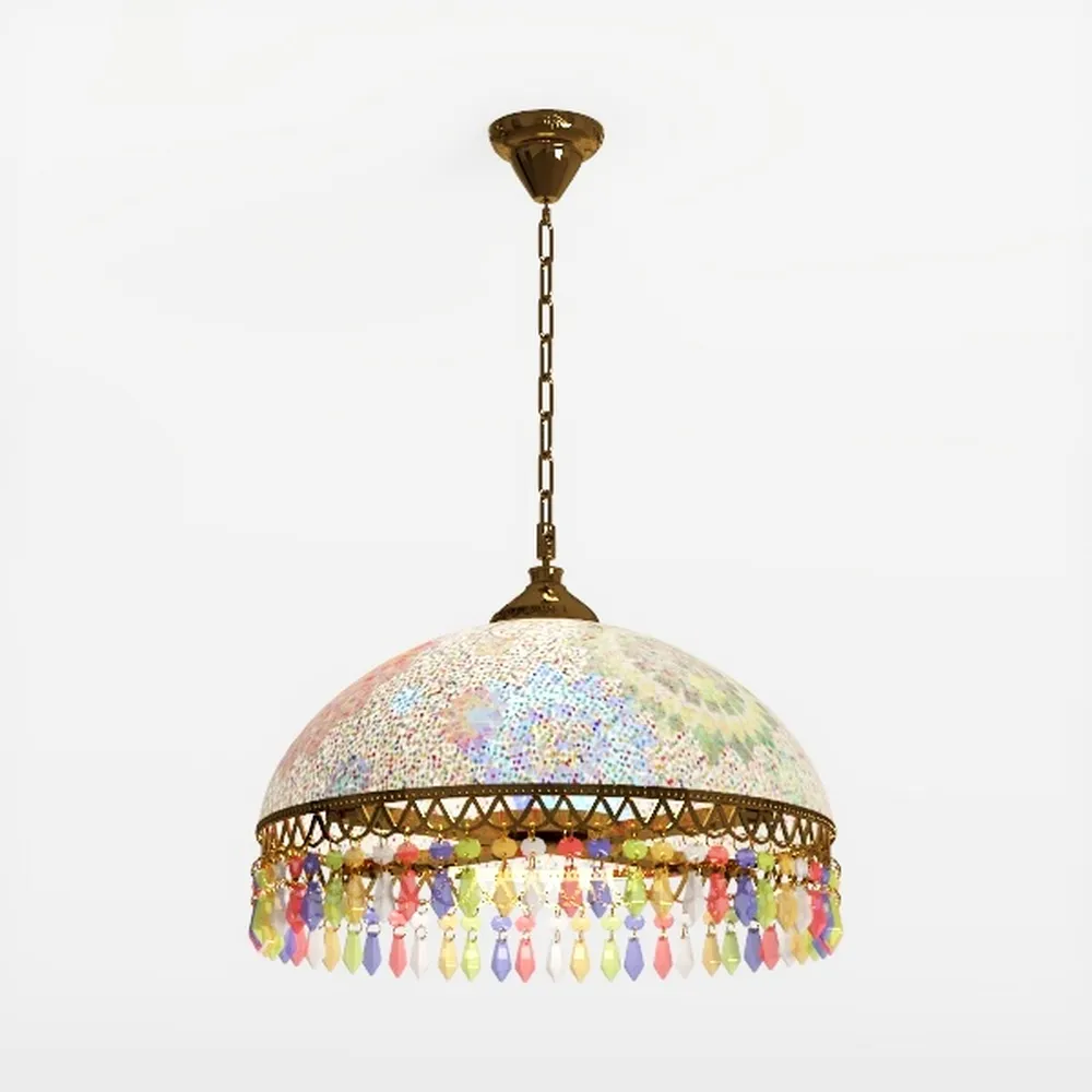 WERFACTORY Tiffany Pendant Light Fixture Blue