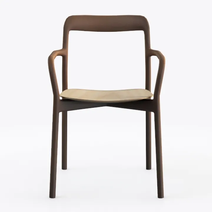 Ergonomic Solid Wood Chair Home Living Room Chair 