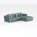 NicBex Sectional Couches 3 Pieces Modular Sofa Right 45 Degree View