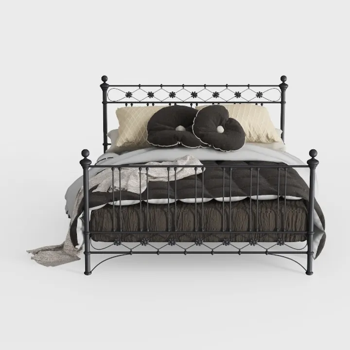 BOWERY HILL Bed - Queen - Metal Bed Rail Included
