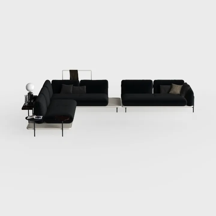TUFT & FINCH Mid-Century Modern Style Premium L Sh